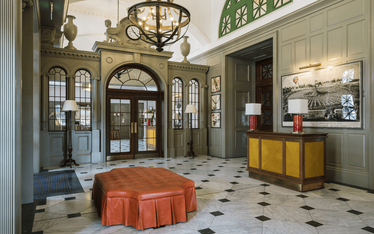 View of the Interior of the new University Arms Hotel, Cambridge, United Kingdom