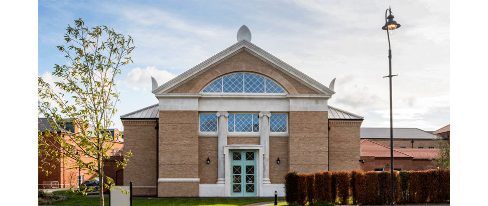 Complex Trauma Gym – Façade facing entrance approach