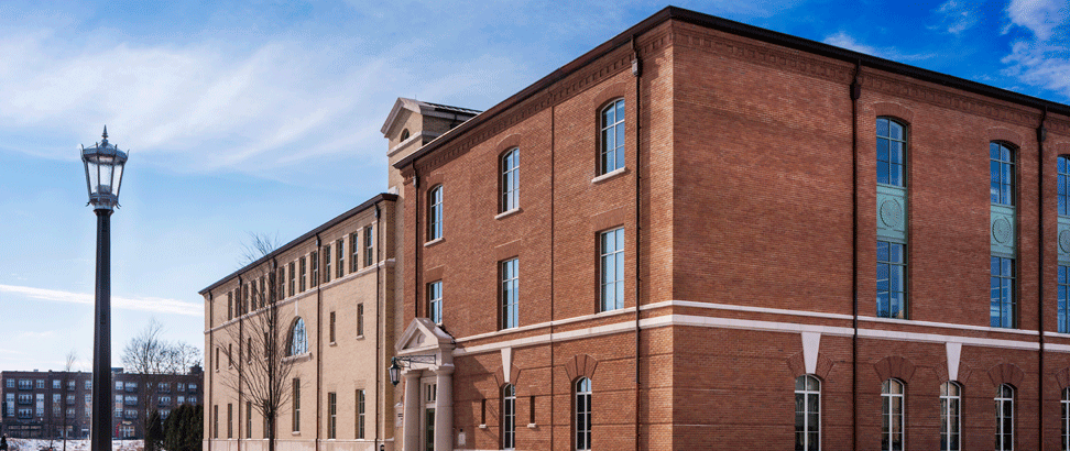 View from the northeast, Walsh Family Hall of Architecture,   Photography: © Andreas von Einsiedel 