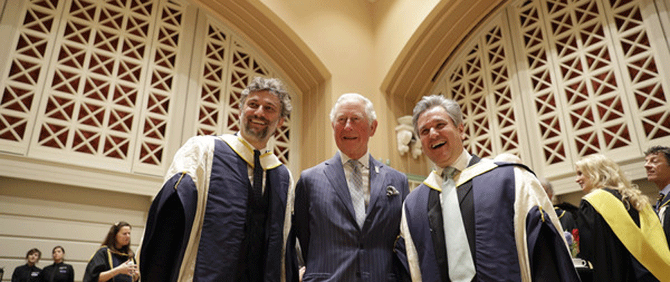 HM King Charles III when he was the Prince of Wales attended the RCM Annual Awards Ceremony 2020